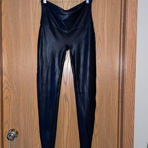 SPANX Faux Leather Leggings